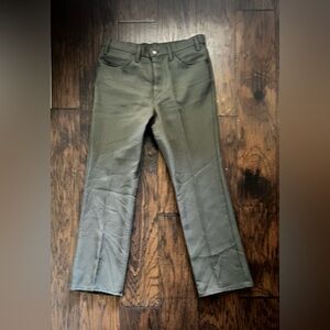 Levi's Vintage Polyester Dacron Olive Green Men's Pants